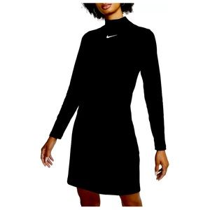 Nike long sleeve mock neck dress